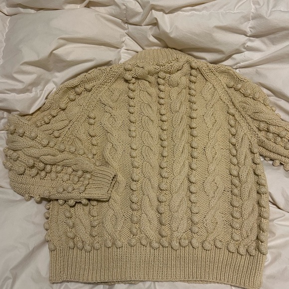 Doen Pomme Cream Cardigan in size medium - Picture 6 of 6